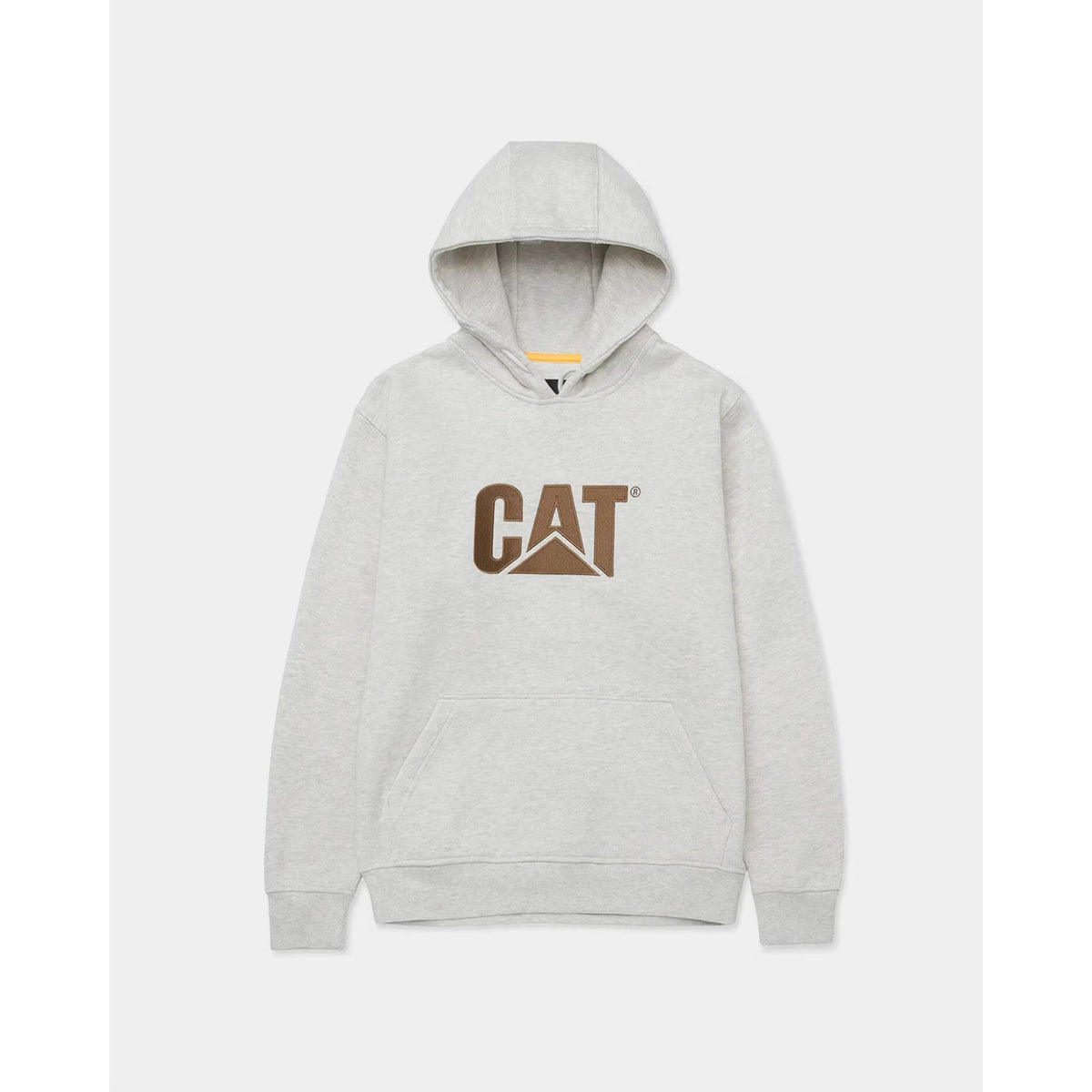 CAT Workwear Men's Caterpillar Trademark Hooded Sweatshirt - Cream Heather - 3XL