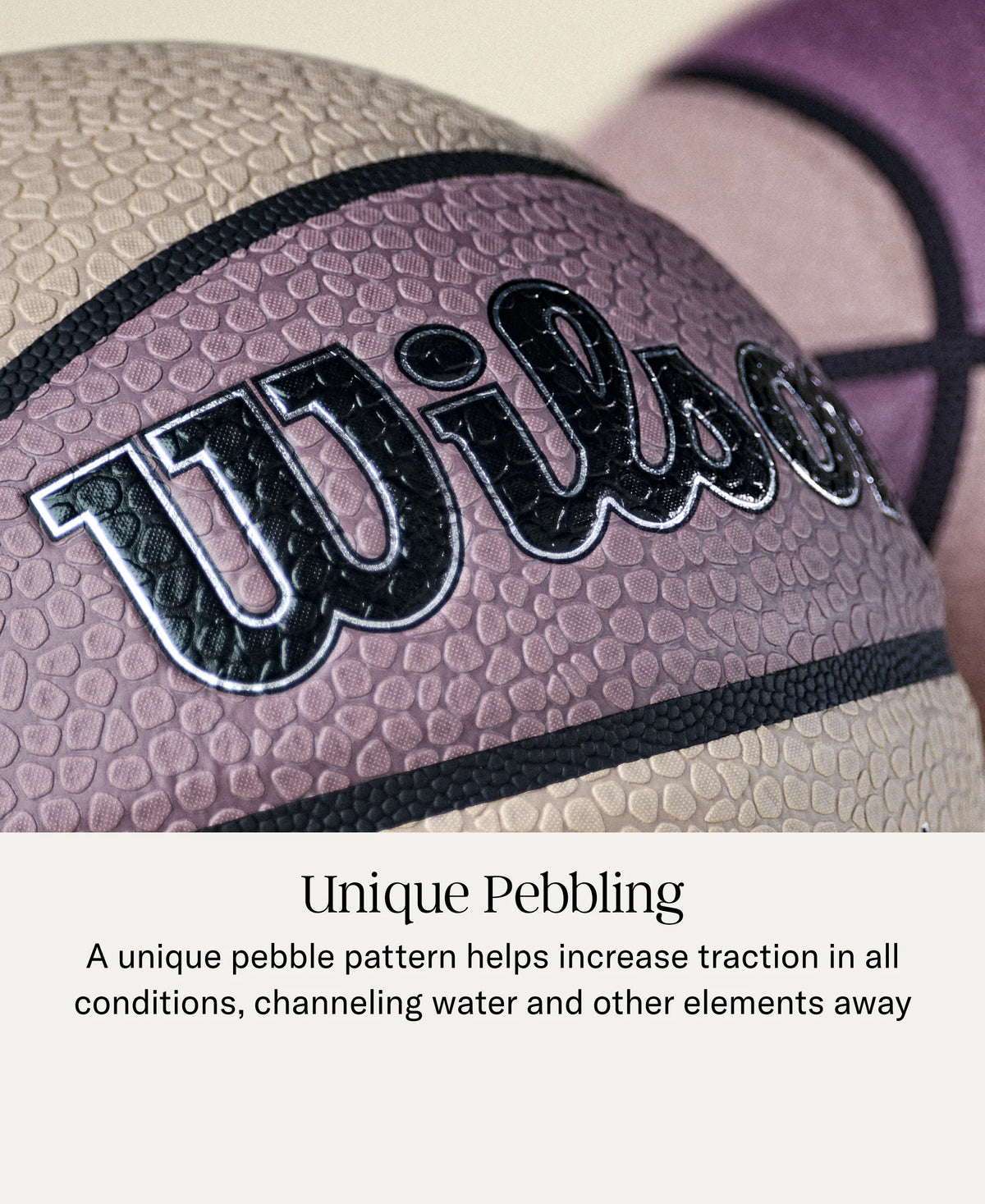 WILSON x CAITLIN CLARK - Anchor Indoor/Outdoor Basketball - Sand/Light Brown - Size 6