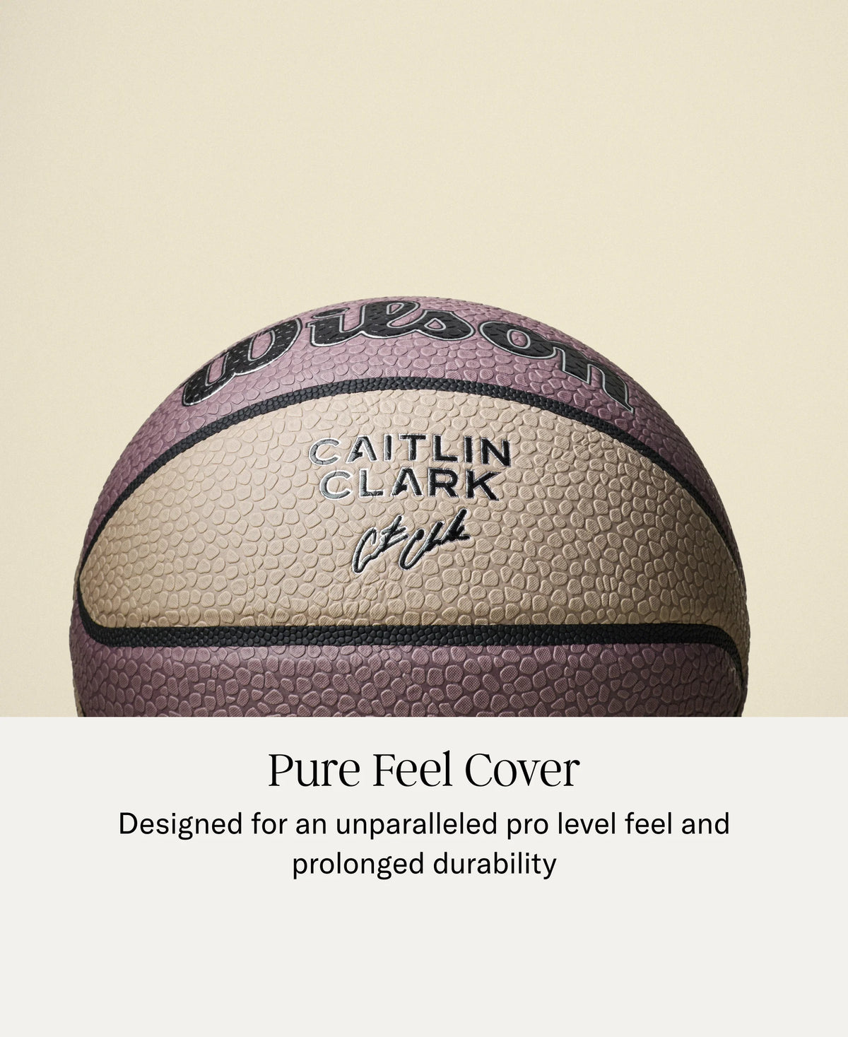 WILSON x CAITLIN CLARK - Anchor Indoor/Outdoor Basketball - Sand/Light Brown - Size 6