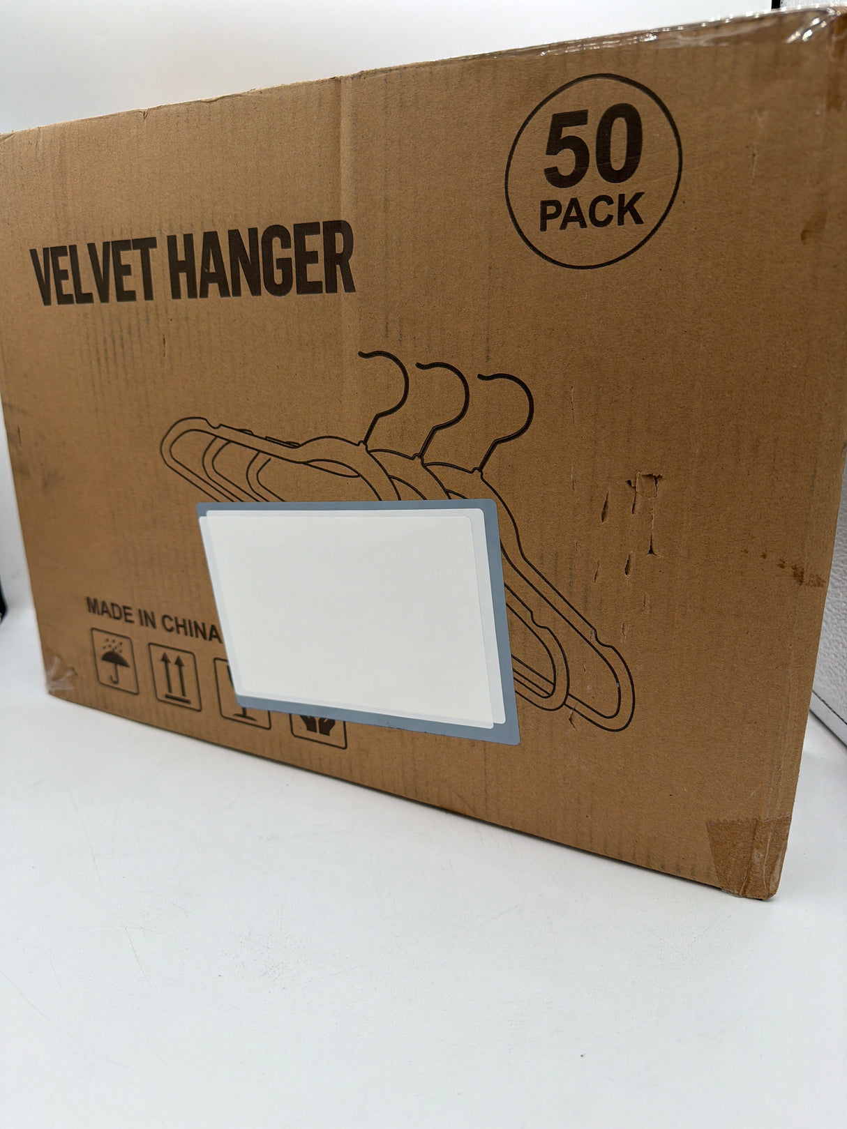 Simple Deluxe Velvet Hangers 50 Pack, Non-Slip Clothes Hangers with Shoulder Notches, 360° Swivel Hooks