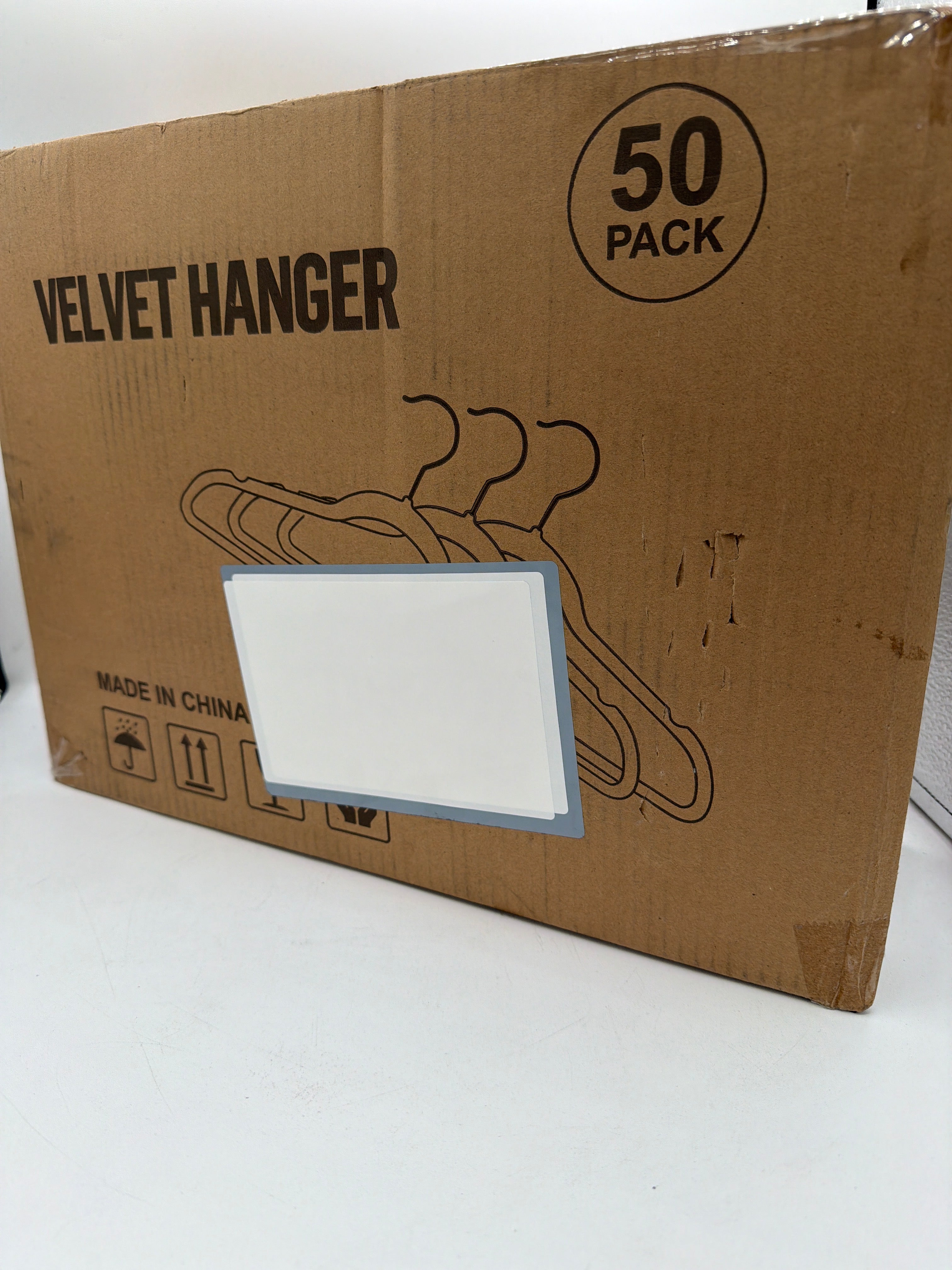 Simple Deluxe Velvet Hangers 50 Pack, Non-Slip Clothes Hangers with Shoulder Notches, 360° Swivel Hooks
