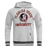 FLORIDA STATE UNIVERSITY CLASSIC MEN'S STACKED LOGO PULLOVER HOODIE-LG