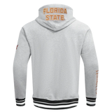 FLORIDA STATE UNIVERSITY CLASSIC MEN'S STACKED LOGO PULLOVER HOODIE-LG
