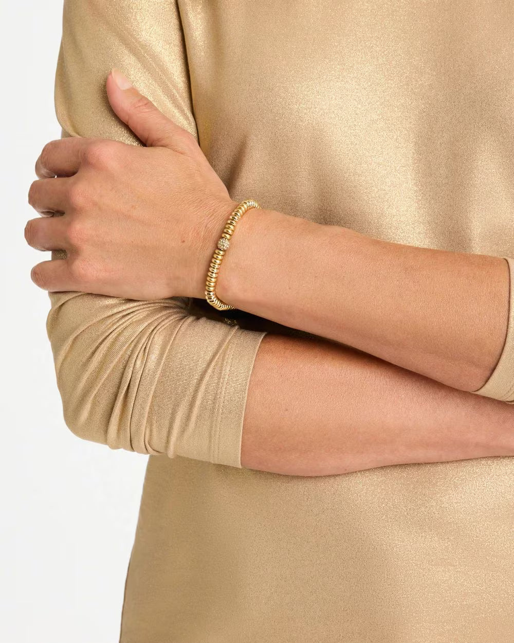 *Chico's Golden Slice Bracelet, Gold