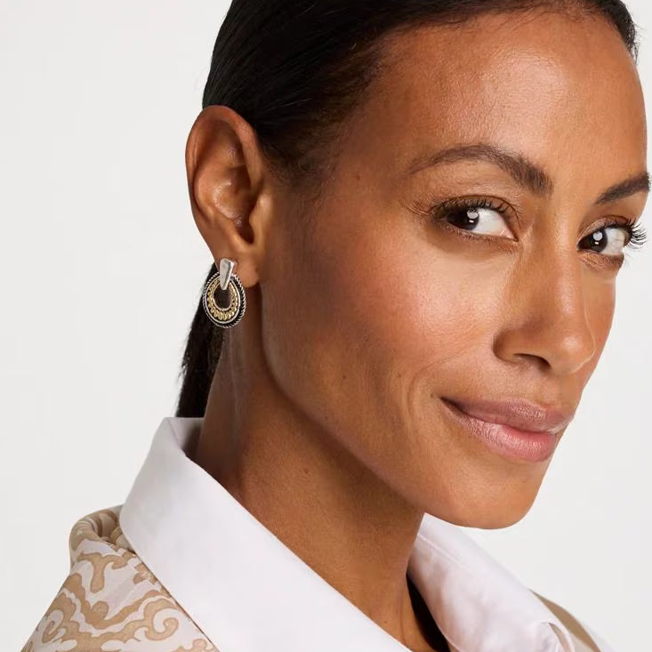 *Chico's Mixed Metal Drop  Womens' Earrings, Mixed Metals