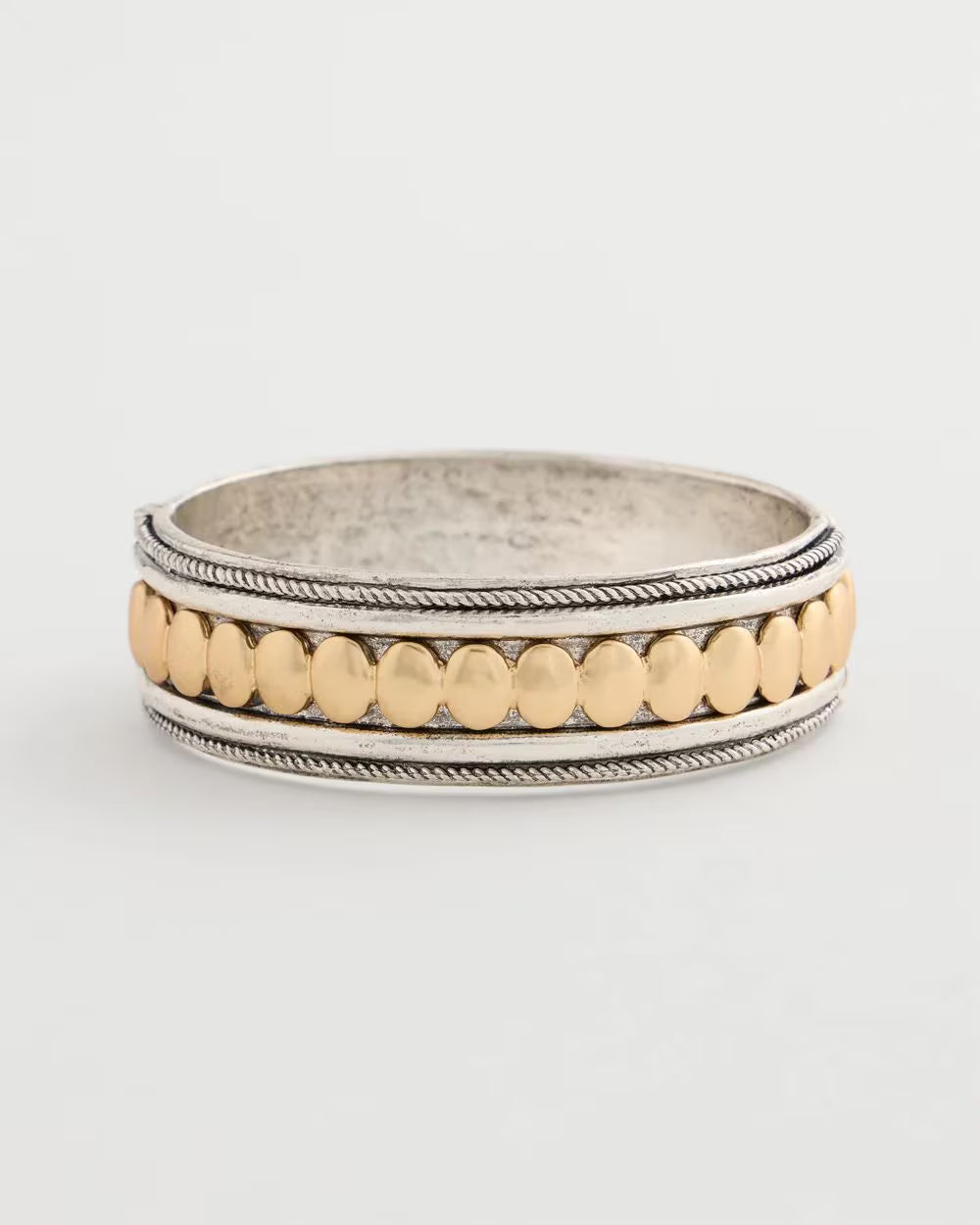 *Chico's Mixed Metal Hinge Bangle Bracelet