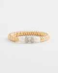 *Chico's Golden Beaded Shimmer Stretch Bracelet