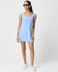 Scallop-trim active dress by J. Crew - Dusty Peri