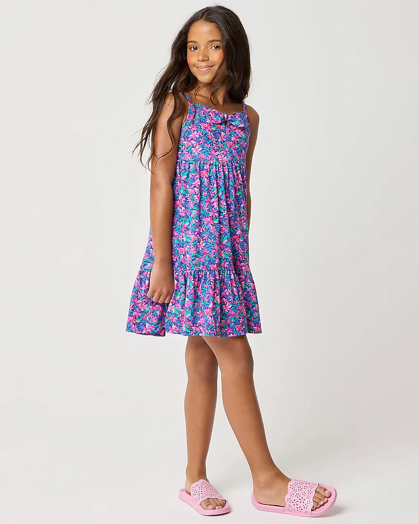 Girls' tropical dress by J. Crew - Ultraviolet Multi
