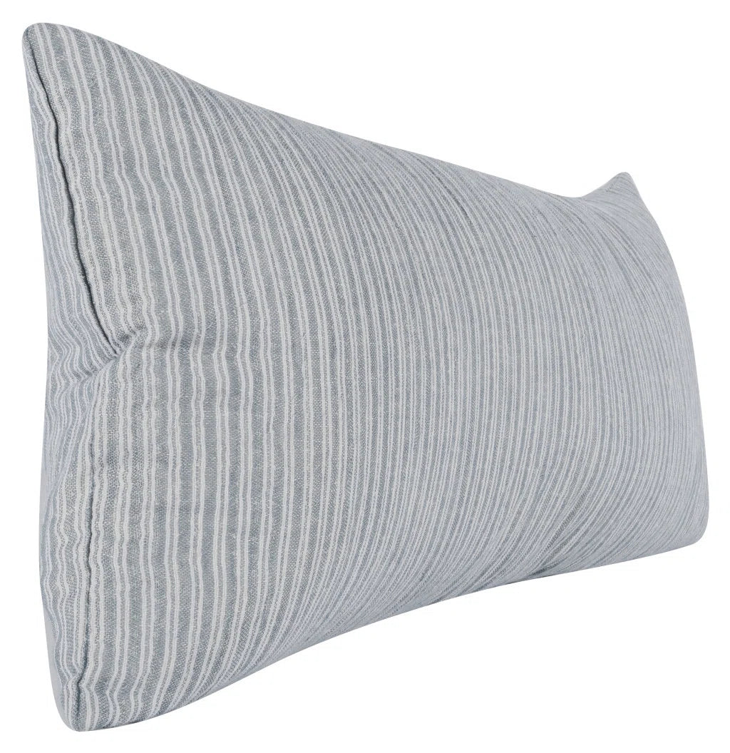 Villa by Classic Home Camille Rectangular Throw Pillow - Ash Blue - 16" x 36" (V240071)