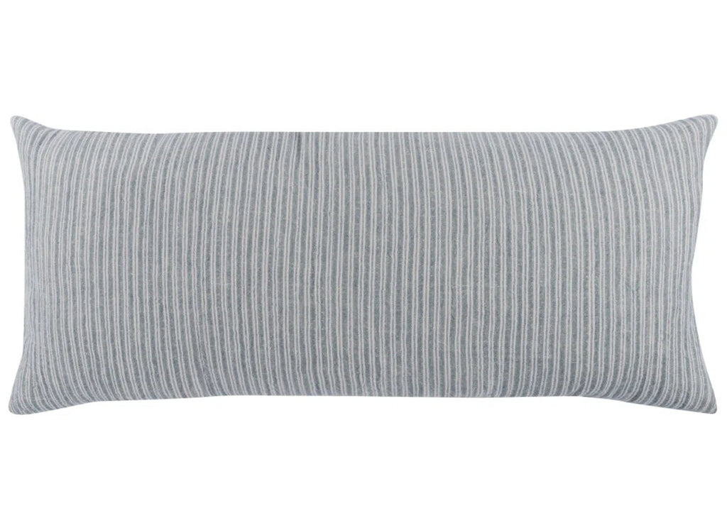Villa by Classic Home Camille Rectangular Throw Pillow - Ash Blue - 16" x 36" (V240071)