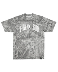 Thank God Unisex Oversized Camo Tee - Ivory Camo - Large