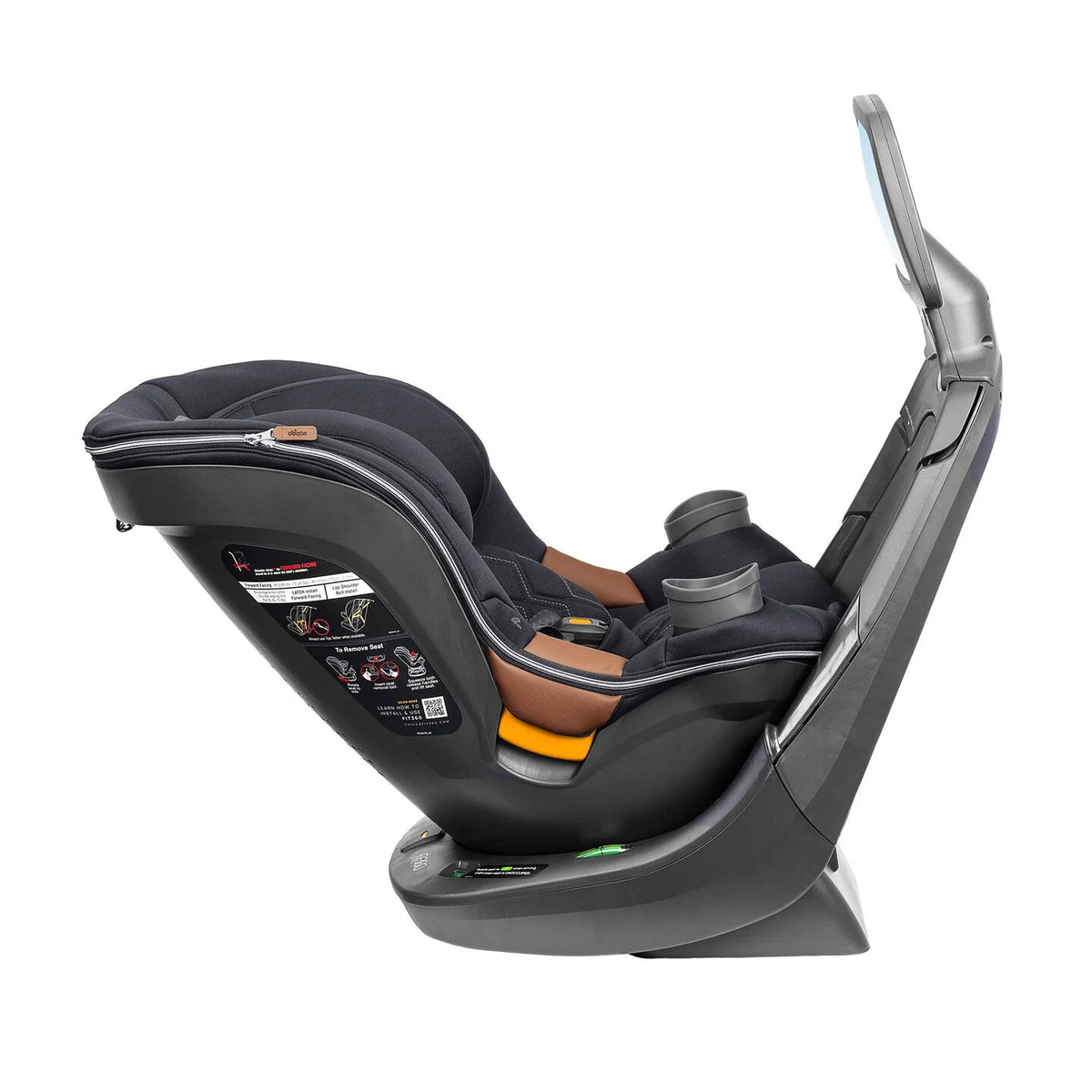 CHICCO Fit360 Zip ClearTex Rotating Convertible Car Seat - Jet