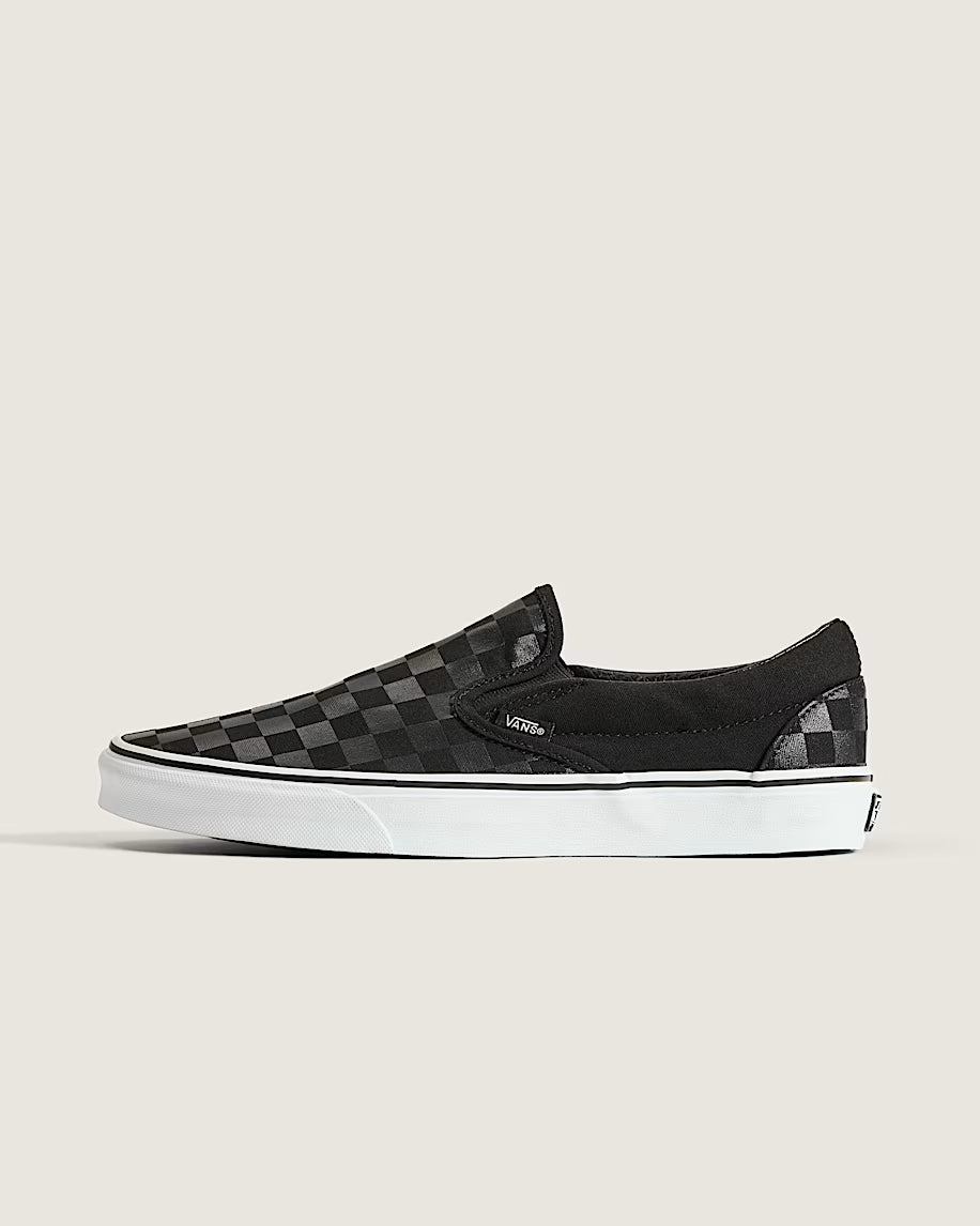 Classic Slip-On Checkerboard Shoe Size 10.5