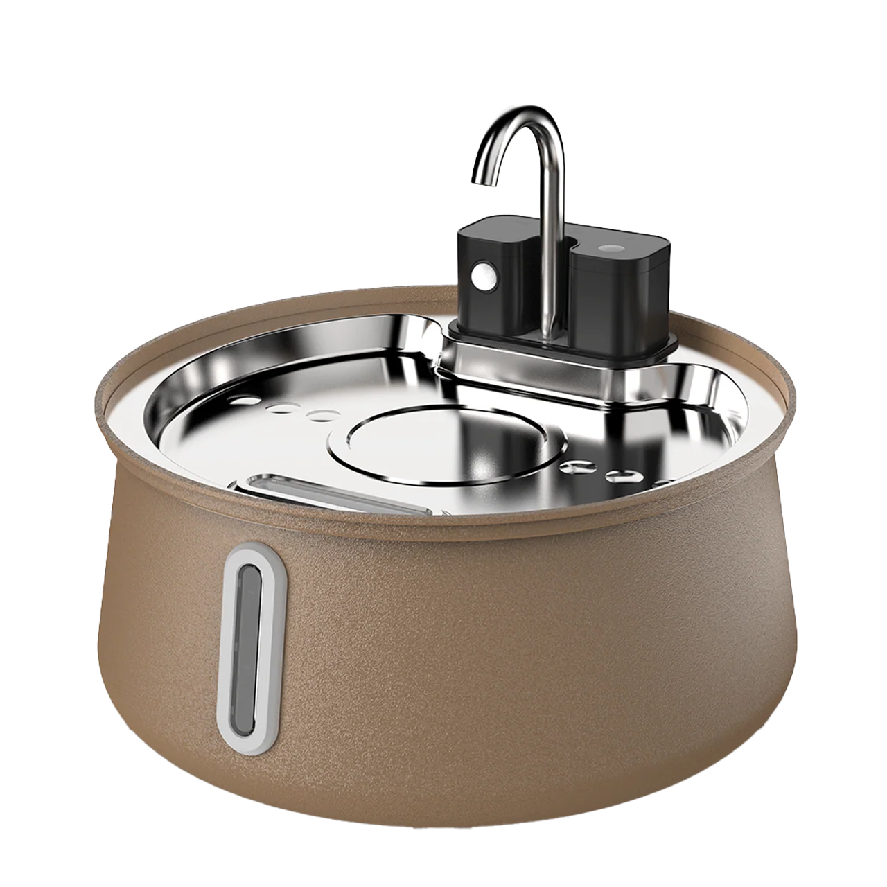 Cattasaurus Water Fountain-Color: Coffee
