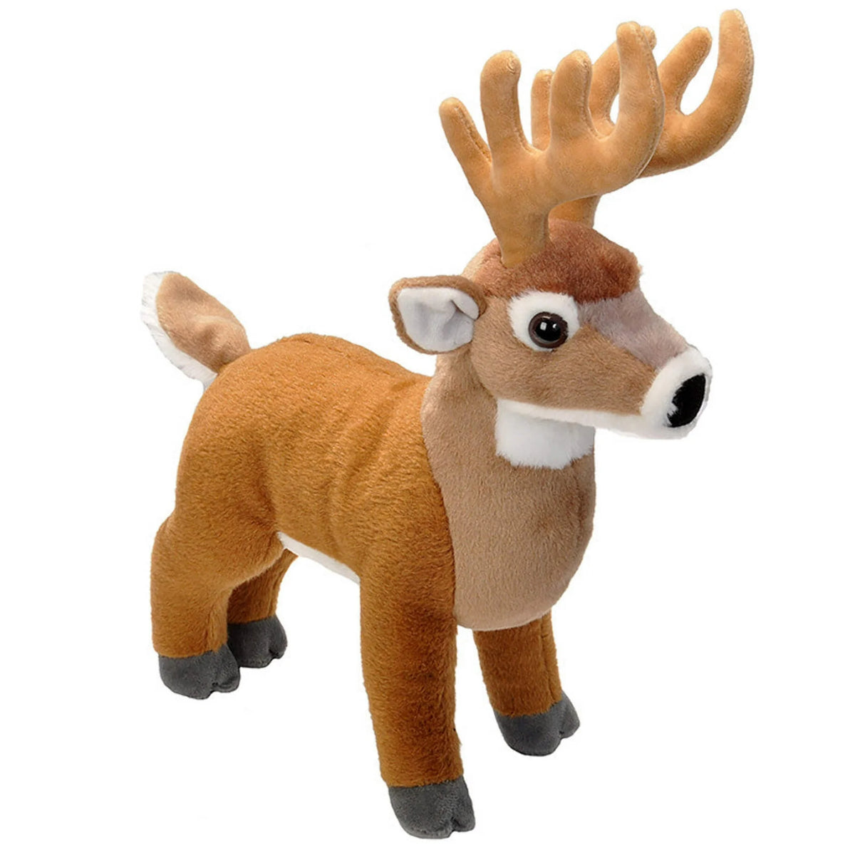 Wild Republic White Tail Buck Plush, Stuffed Animal, Plush Toy, Gifts for Kids, Cuddlekins 12 Inches