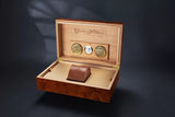 CUERVO Y SOBRINOS WOOD HEAVY HIGH QUALITY WATCH BOX-NEW