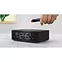 NonStop Station A 6.3" Bluetooth Alarm Clock with Qi Wireless Charging, JetWay Black (NSA3-BK)