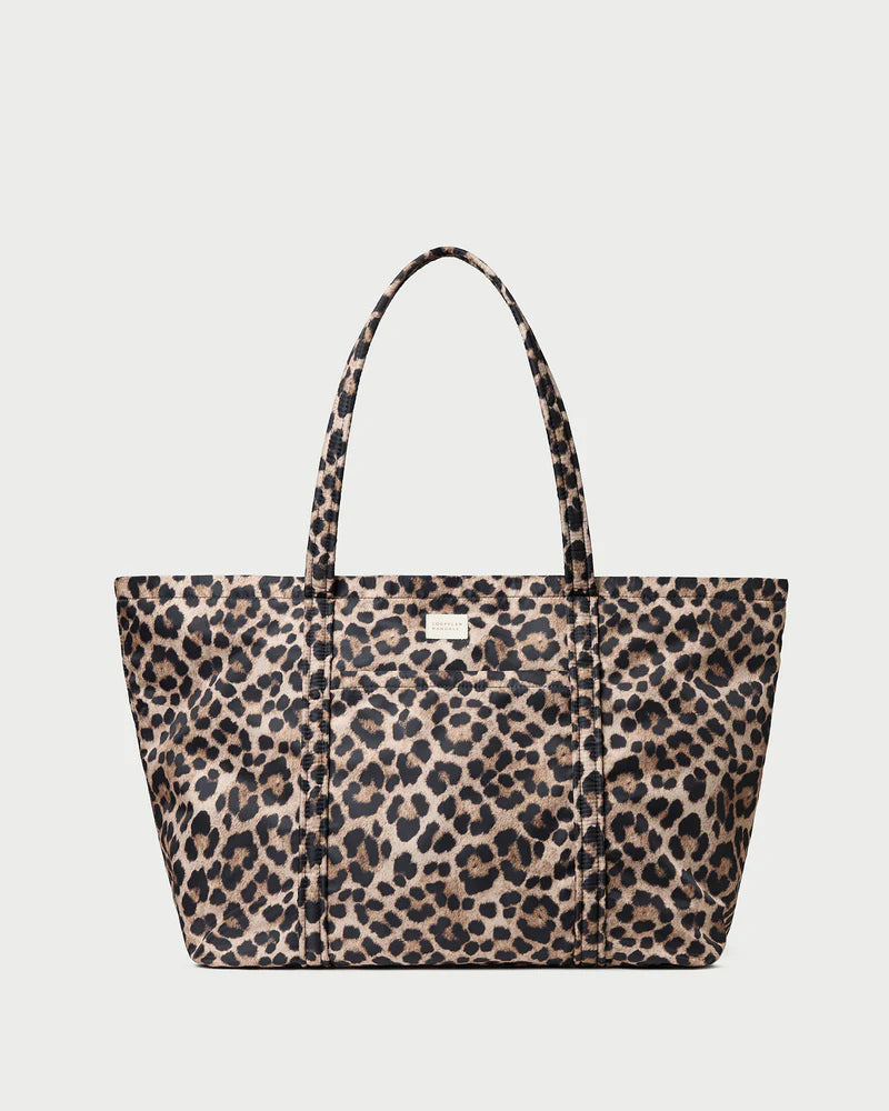 Loeffler Randall Women's Dina Brown/Leopard Travel Tote