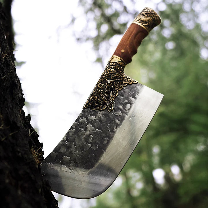 Northern Dragon Cleaver , W/ Sheath (58-60 HRC Steel)