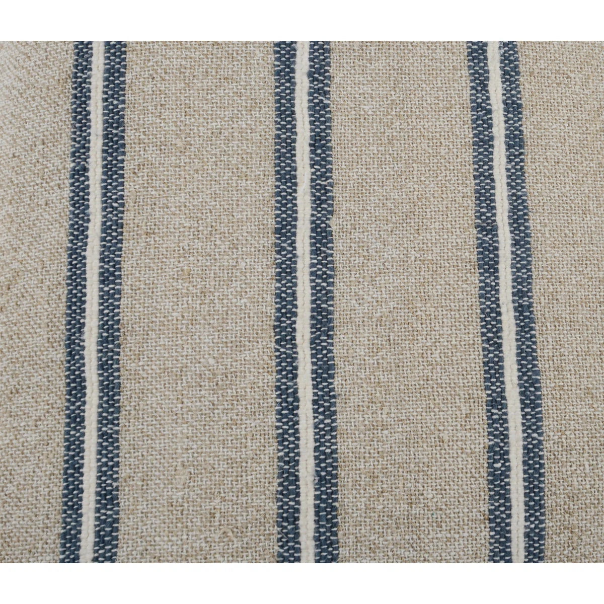 Villa by Classic Home Demi Square Pillow Cover & Insert - CP Delgada Natural/Blue - 20" x 20"