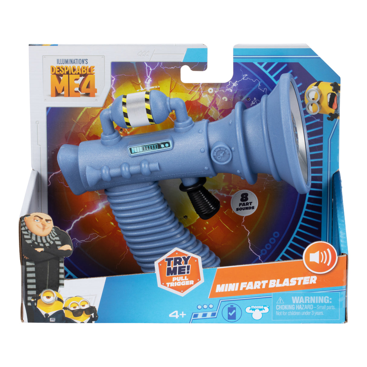 Despicable Me 4 Mini Fart Blaster Toy (new, open)