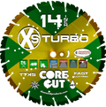 Diamond Products 111774 XS-Turbo Blade XS-TURBO Blades 14" x .125 x 1"