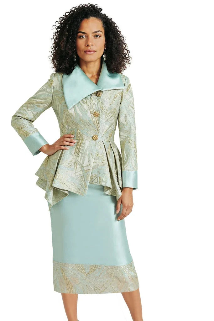 Donna Vinci 12269 2 piece Novelty Skirt Suit
