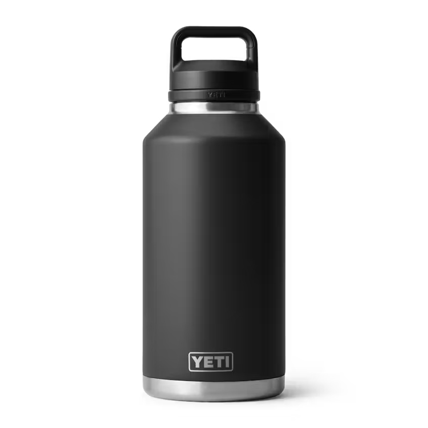 YETI Rambler Water Bottle with Chug Cap - 64 oz. - Black