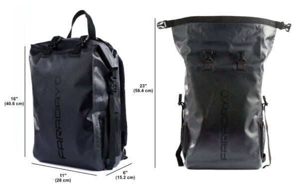 Faraday Dry Bag Backpack – Stealth Black