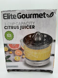 Elite Gourmet 3-Cup Electric Citrus Juicer