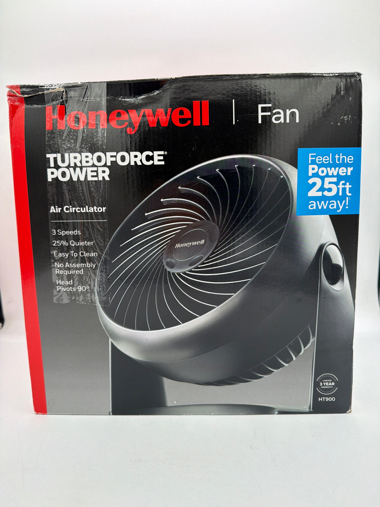 Honeywell Turboforce Fan, Ht-900, 11 inch - Black