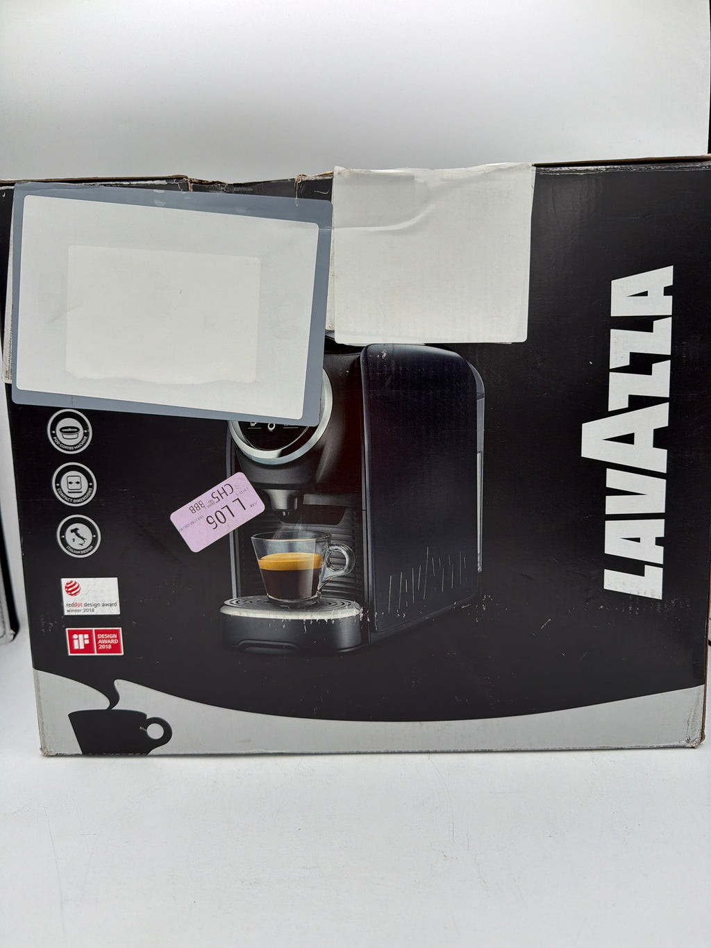 Lavazza BLUE Classy Mini Single Serve Espresso Coffee Machine LB 300, 5.3" x 13" x 10.2" 2 Coffee selections: simple touch controls, 1 programmable free dose and 1 pre-set