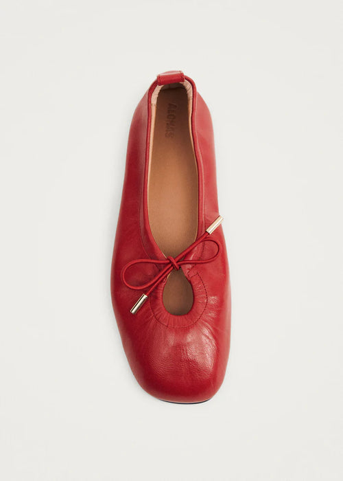 ALOHAS Women's Rosalind Ballet Flats in Red - 6.5