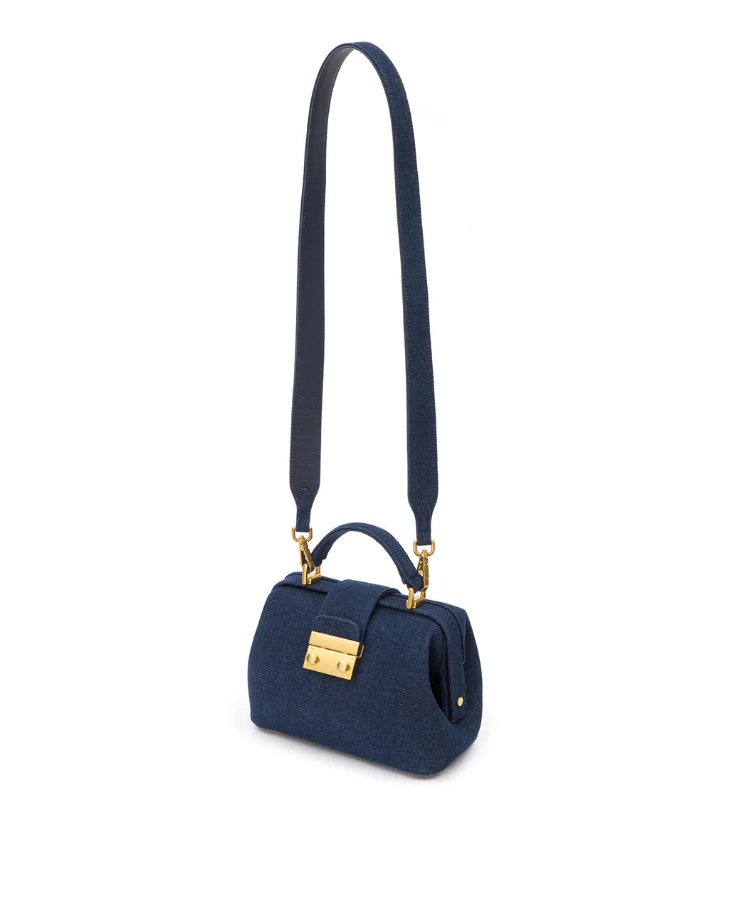 Brandon Blackwood Elizabeth Doctor Bag, Dark Denim (New Open Box)