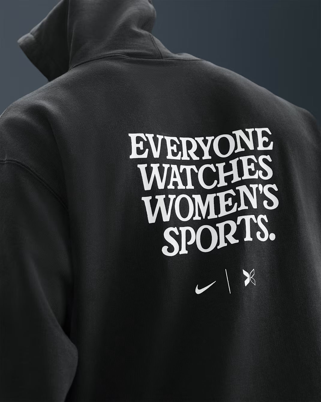 Nike by TOGETHXR Pullover Hoodie Everyone Watches Women's Sports- Mens- size XS