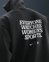 Nike by TOGETHXR Pullover Hoodie Everyone Watches Women's Sports- Mens- size XS
