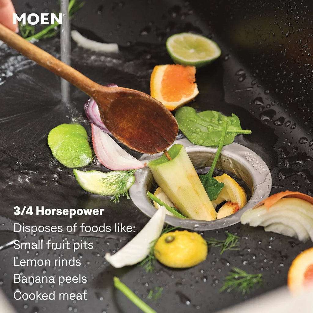 MOEN EX Series Host™ Series 3/4 Horsepower Improved Installation Garbage Disposal