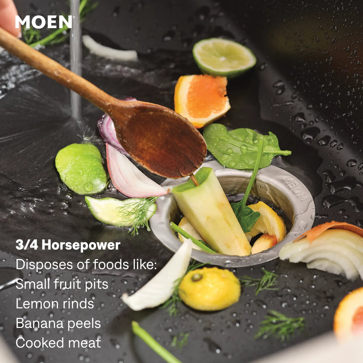 MOEN EX Series Host™ Series 3/4 Horsepower Improved Installation Garbage Disposal