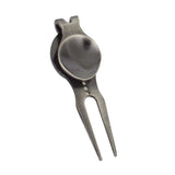 EVERGOLF | Slick Divot Tool with Clip and Magnetic Ball Marker Holder