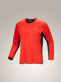 Arc'teryx Norvan Downward Logo Long Sleeve Shirt - Dynasty - Medium