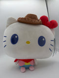 TeeTurtle Cloudheads Cowgirl Hello Kitty Plush - 8-Inch Official Sanrio