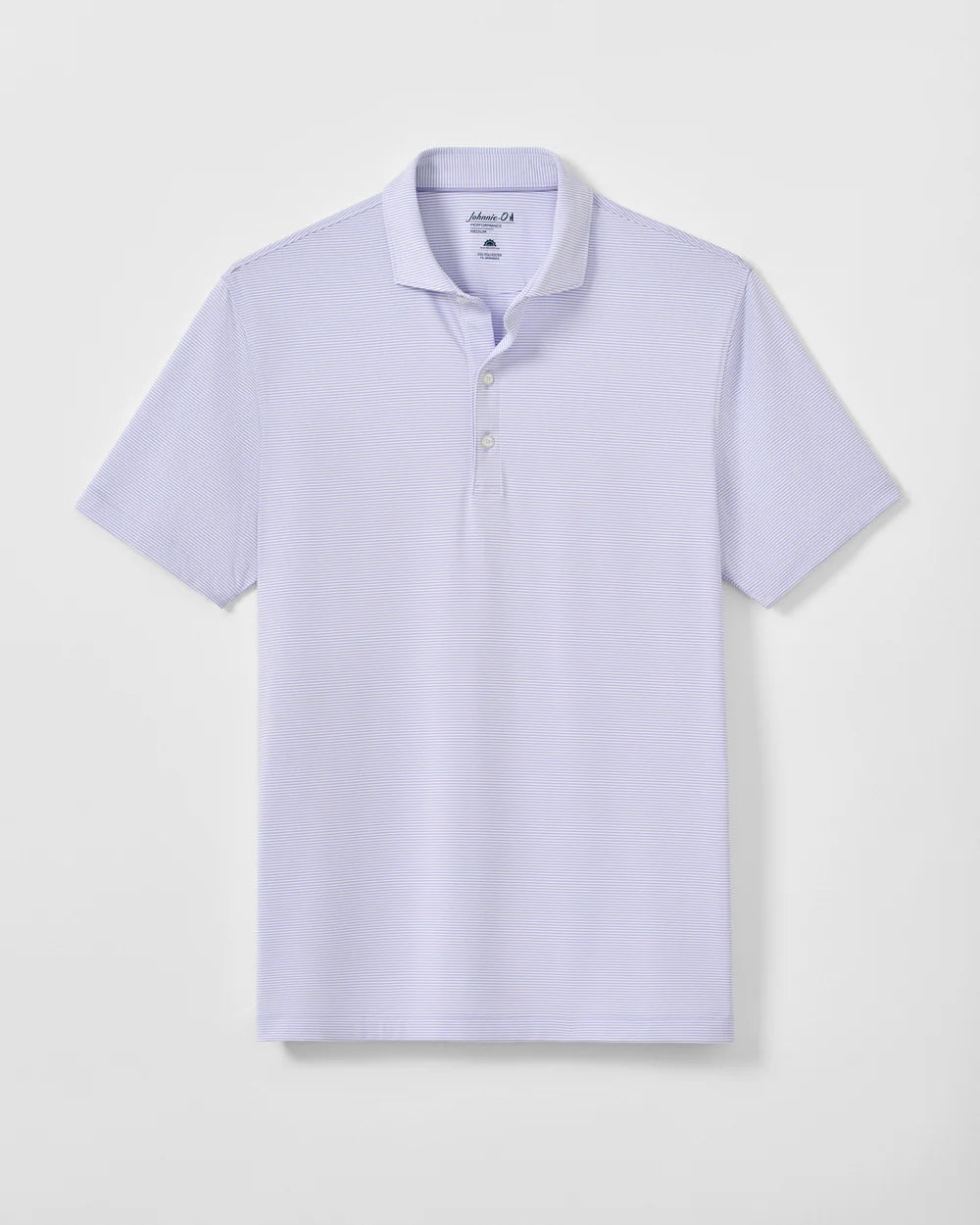 *Johnnie-O Performance Jersey Polo - Lyndonn Stripe, Viola, Men's Medium