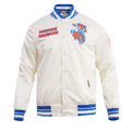 NFL DENVER BRONCOS RETRO CLASSIC MEN'S RIB SATIN JACKET  LG