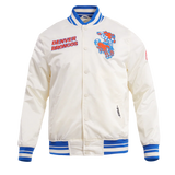 NFL DENVER BRONCOS RETRO CLASSIC MEN'S RIB SATIN JACKET  LG