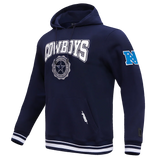 NFL DALLAS COWBOYS CREST EMBLEM RIB FLC PO HOODIE Size XL