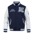 NFL DALLAS COWBOYS TEAM PENNANTS MEN'S RIB WOOL VARSITY JACKET - L