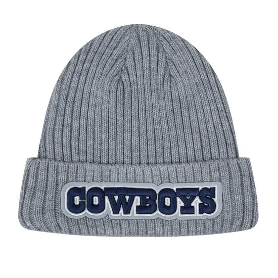 NFL Dallas Cowboys Classic Core Unisex Beanie - Heather Grey - One Size