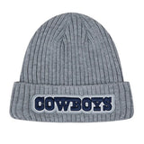NFL Dallas Cowboys Classic Core Unisex Beanie - Heather Grey - One Size