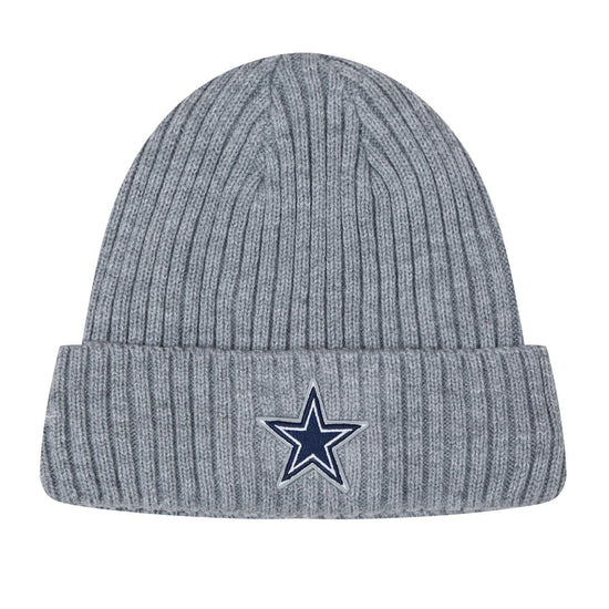 NFL Dallas Cowboys Classic Core Unisex Beanie - Heather Grey - One Size